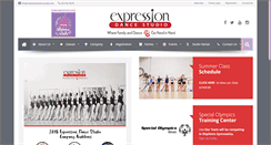 Desktop Screenshot of expressiondancestudio.com